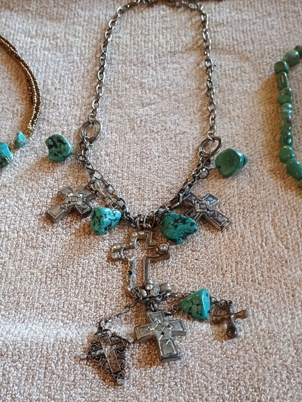 Turquoise Statement Jewelry Lot - Mixed Necklaces - Picture 4 of 6
